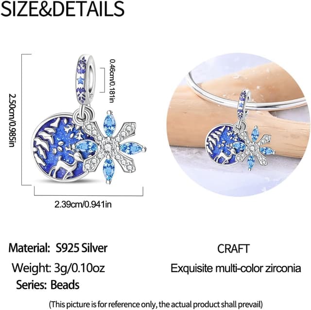 Detalle 2 de Pandach Charm Anhänger 925 Silber für C3