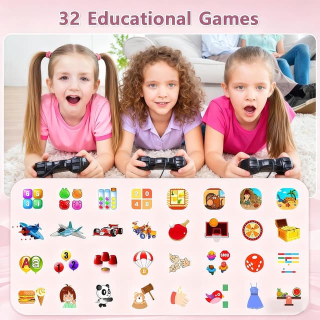 Detalle de Kids Smart Watch 32 Games: 3 Sport Modes, 13 Habit Alarms & HD Rotating Camera