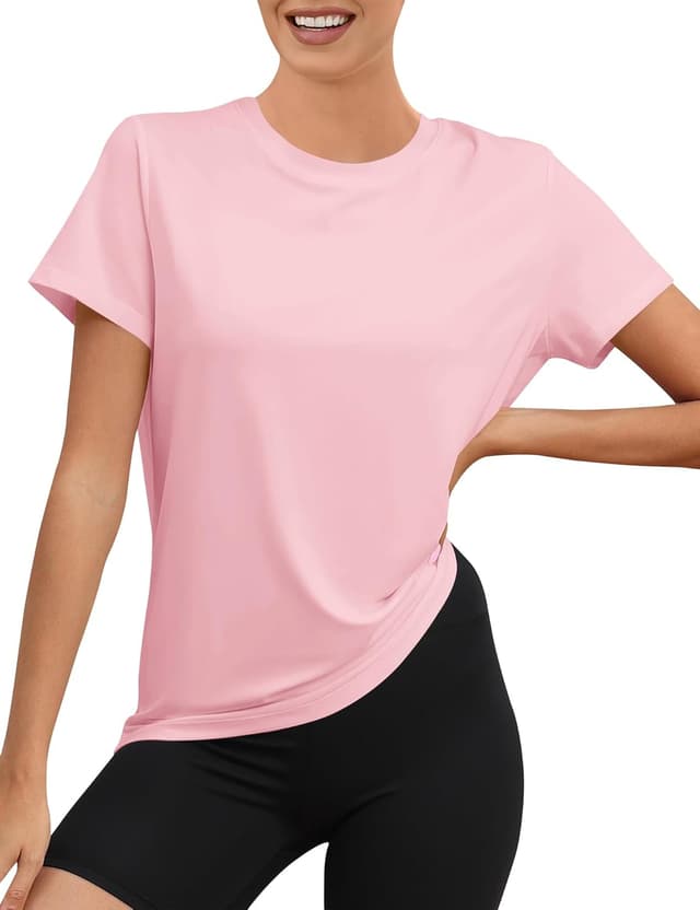Detalle de Rapbin Sportshirt Damen Kurzarm UPF 50+