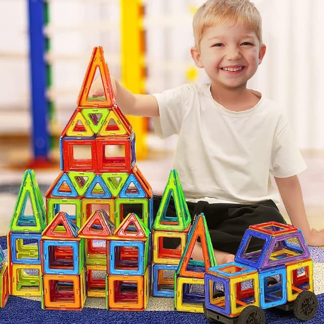 Thumbnail 6 de Jokooan Costruzioni Magnetiche 68 pezzi STEM Montessori