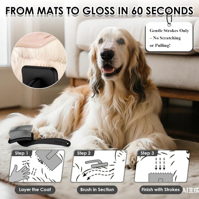 Thumbnail 4 de YOYUPETA Pin Slicker Brush Set for doodles