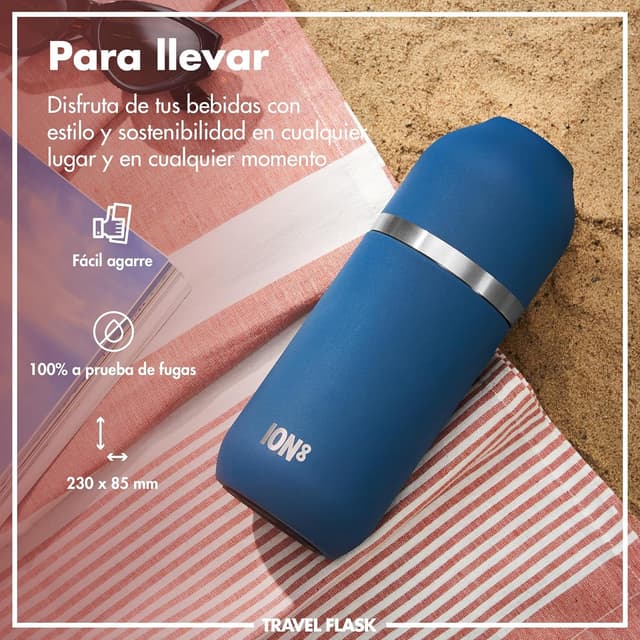 Thumbnail 6 de ION8 ThermoShield Botella Aislada 2 Tazas Tapa Magnética