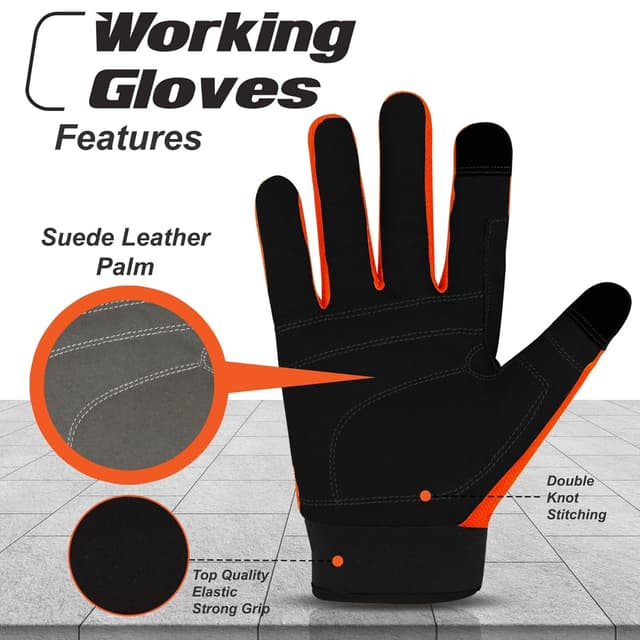 Thumbnail 4 de WESTWOOD FOX FOX Safety Work Gloves Medium