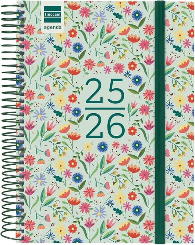 Detalle de Finocam Agenda Secundaria 1 día/página 2025–2026