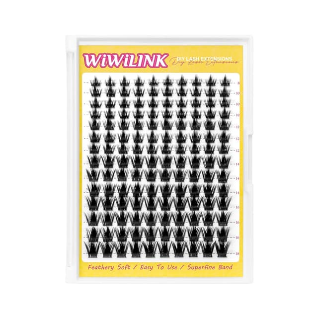 Detalle de WiWiLINK Manga Lash Cluster Eyelash Extensions (D Curl) in California Sunset (8–18mm)