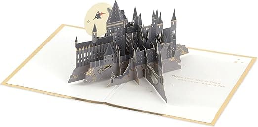 Detalle de Hallmark Harry Potter, tarjeta 3D desplegable ✨ Mundo Mágico