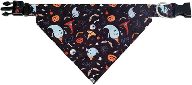 Thumbnail 2 de BT Bear Halloween Dog Bandana M Black Ghost