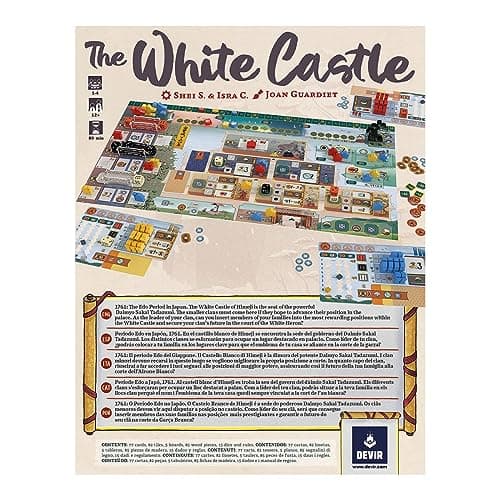 Detalle de Devir The White Castle, juego de mesa estratégico 🧩