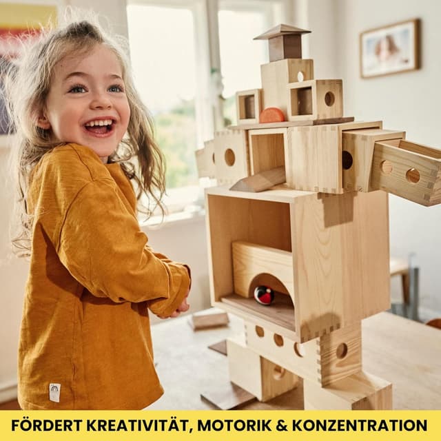 Thumbnail 1 de MATZBOX 36 Teile Holzbausteine