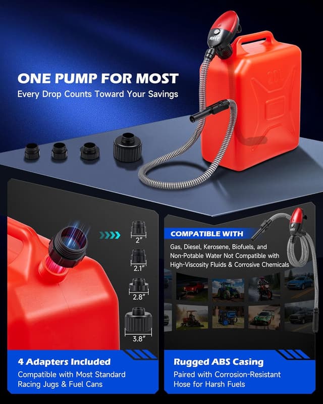 Detalle 2 de Orion Motor Tech Fuel Transfer Pump 3.2GPM