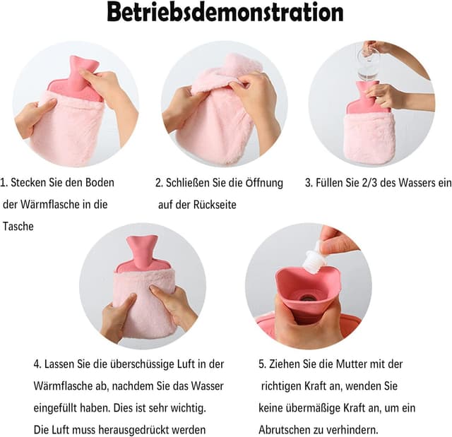 Thumbnail 2 de Kinder-Wärmflasche Dinosaurier mit Flausch-Bezug & Handwärmerhülle