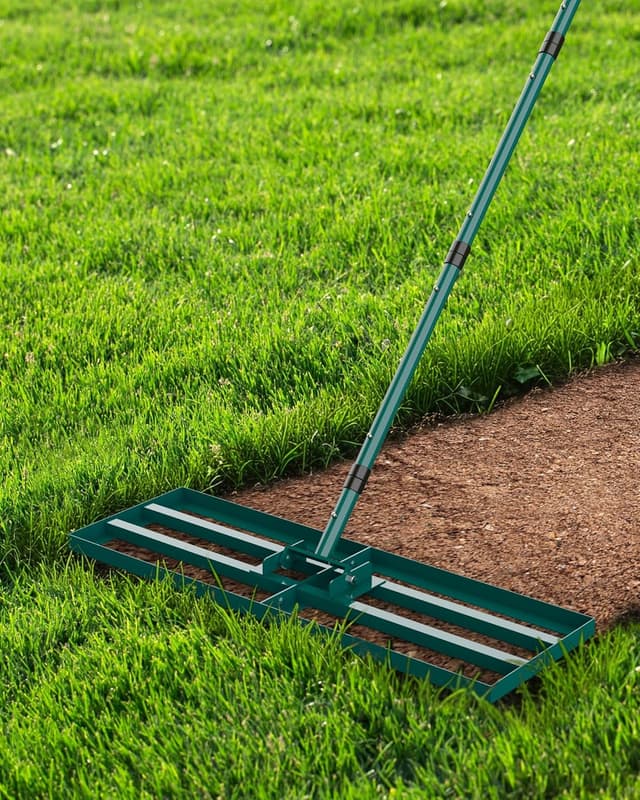 Thumbnail 6 de Lawn Leveling Rake with 78" handle – 30" x 10" Levelawn leveller for gardens and sports ground