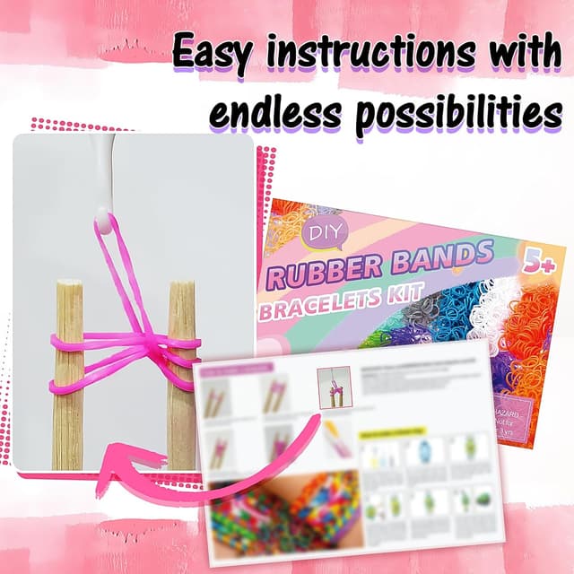 Thumbnail 3 de FunzBo Loom Bänder Set XXL Koffer 15.000+ Gummis