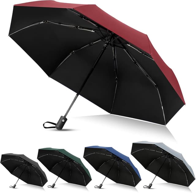 Imagen de Vicloon Regenschirm Auf-Zu Taschenschirm 8 Rippen en OfertitasTOP