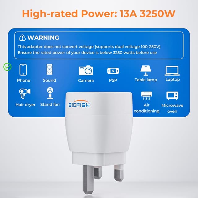 Thumbnail 6 de Bigfish UK Adapter 2er Pack