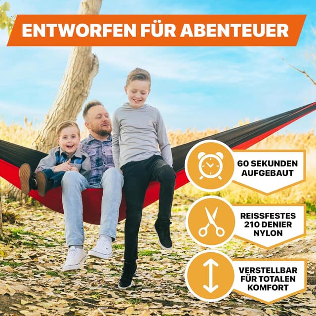 Detalle 2 de MalloMe Einzel Hängematte 285 x 140 cm