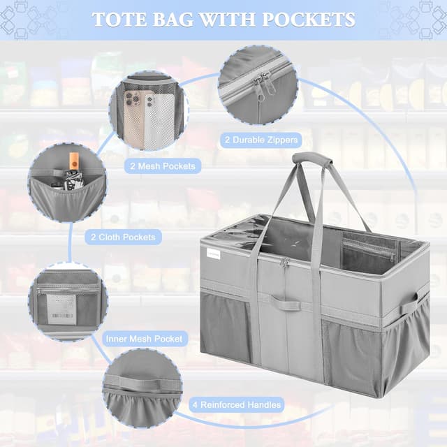 Thumbnail 5 de LUVHOMEE Bolsa de Compras 54 L 🛍