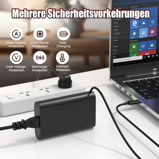 Thumbnail 4 de VUOHOEG 65W USB C Netzteil Laptop
