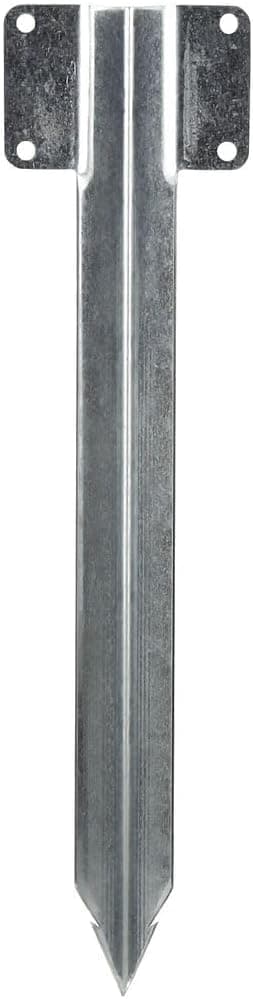 Detalle de Aleto 10 Pack 13.8-inch Railway Sleepers Brackets & Sleeper Stakes (Galvanised Steel)