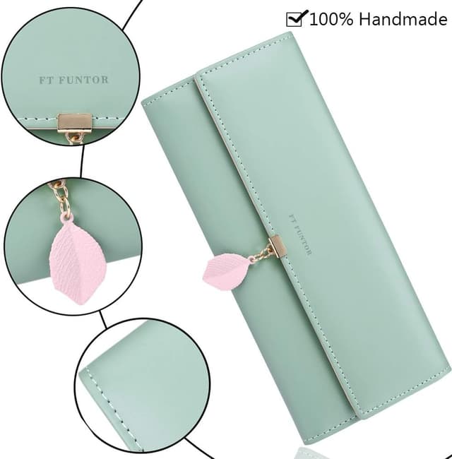 Detalle de FT FUNTOR RFID leather wallet, 7.48 inch