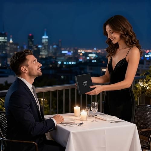 Thumbnail 5 de TENBST Cartera cuero con bloqueo RFID 10x7x2.1 cm