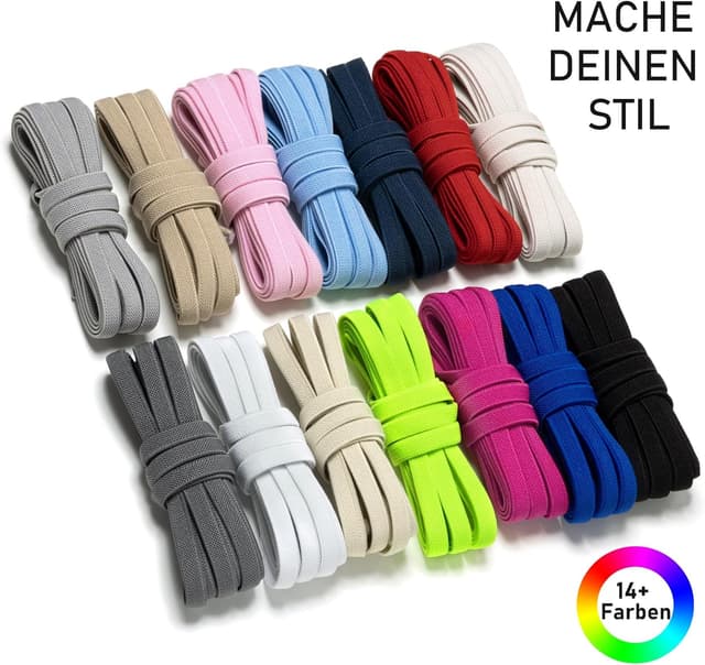 Thumbnail 6 de Puzeam Elastische Schnürsenkel 120 cm