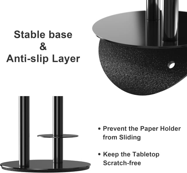 Thumbnail 4 de Schwarzer Toilettenpapierhalter aus Edelstahl