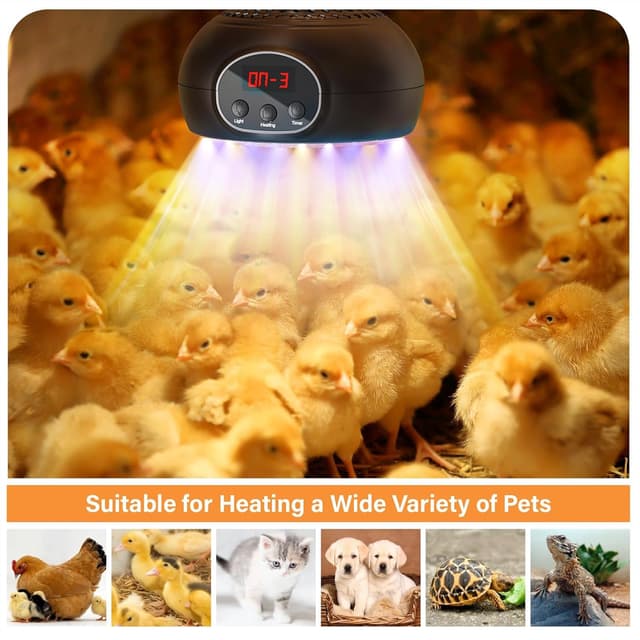 Thumbnail 5 de testyu Lampada riscaldante per rettili 200 W 🐢