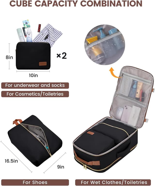 Thumbnail 4 de LOVEVOOK 40L Travel Backpack Carry-On