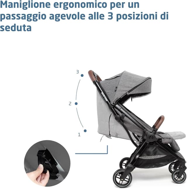 Thumbnail 4 de Maxi‑Cosi Eva3 Passeggino leggero 8,2 kg