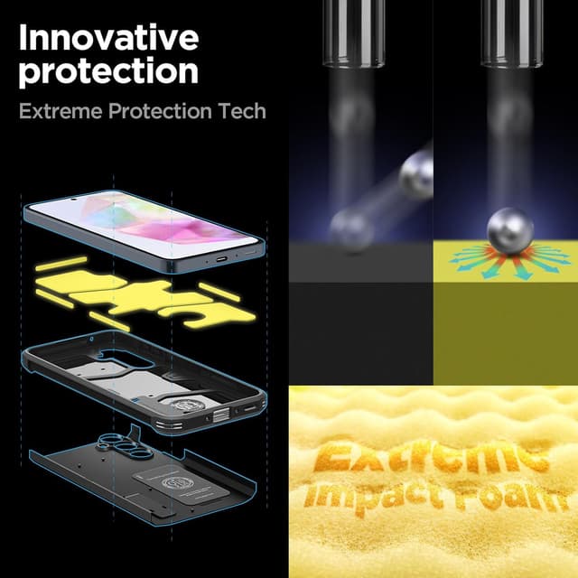 Detalle de Coque Spigen Tough Armor pour Samsung Galaxy A35 5G ⚙