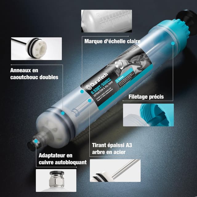 Thumbnail 4 de DURATECH Seringue a Huile 500ml pour atelier đź›