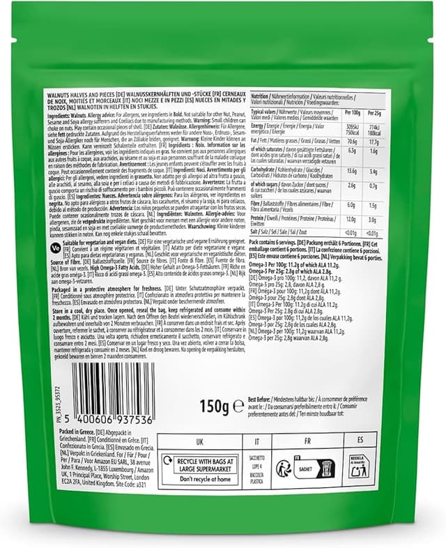 Thumbnail 1 de by Amazon Nueces, Pack de 7 x 150g 🌰