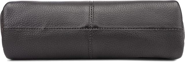 Detalle de LEABAGS Leder Federmäppchen (Fort Wayne) – großes Echtleder Stiftetui für Schule, Uni & Beruf