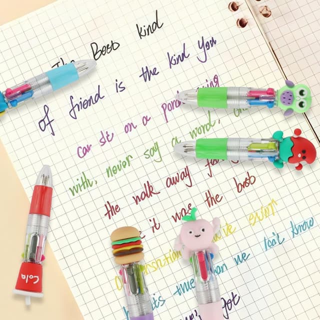 Thumbnail 5 de AOOSU Stylos à bille kawaii 26 pièces