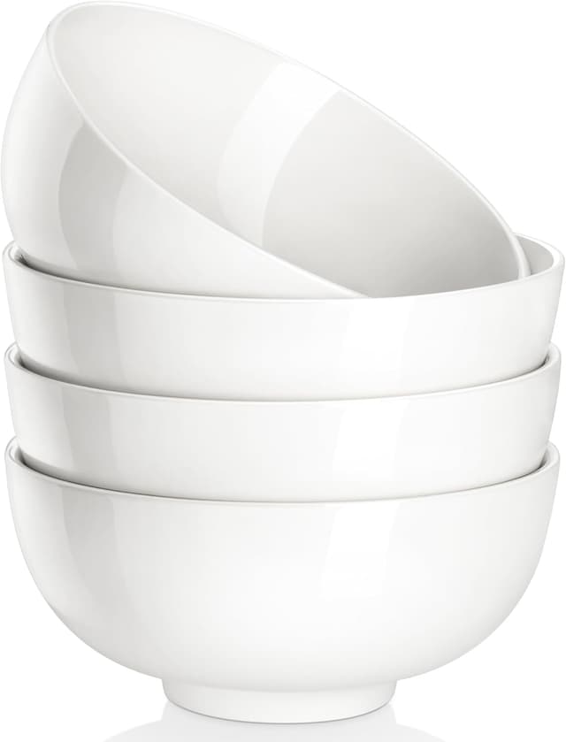 Imagen de MALACASA Porcelain Soup Bowls 26 Oz 🍽 en OfertitasTOP