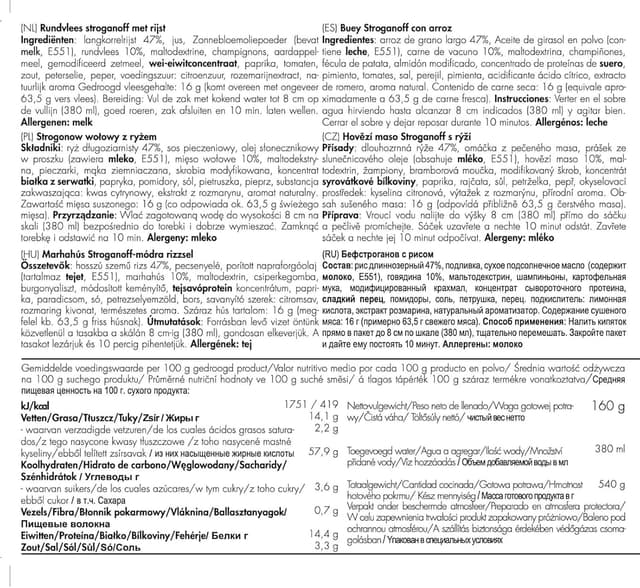 Thumbnail 5 de Trek'n Eat Beef Stroganoff con Arroz 🍽