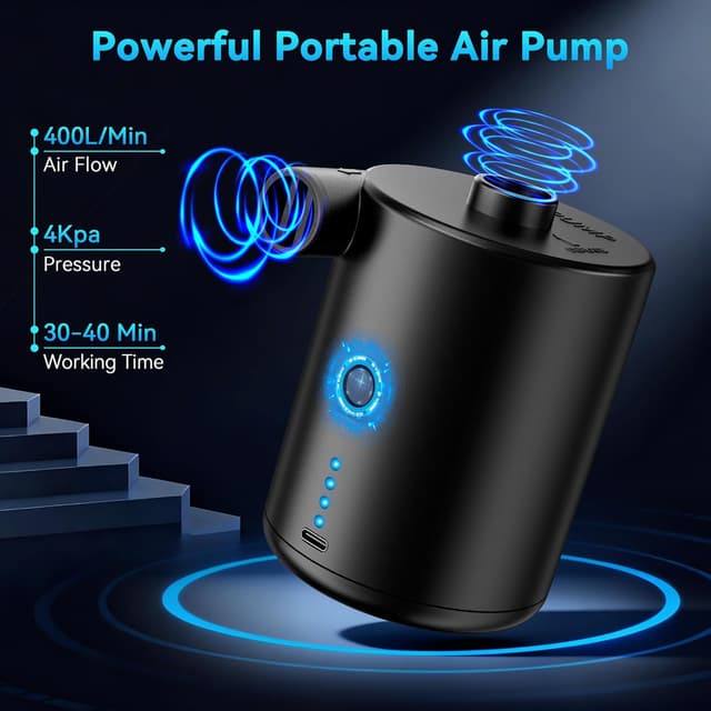 Thumbnail 2 de Bomba de Aire eléctrica portátil inflador