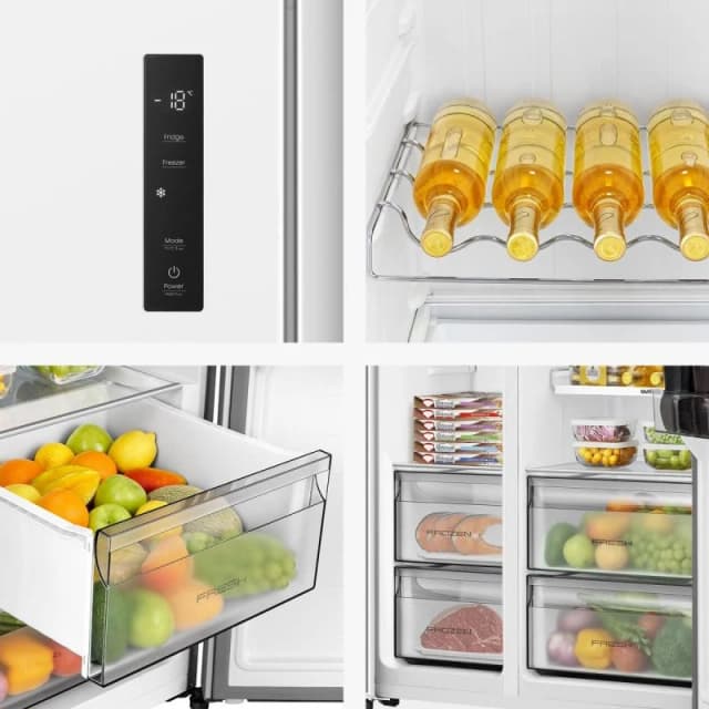 Detalle 2 de Hisense RS3P538NEWE 534L frigorífico americano