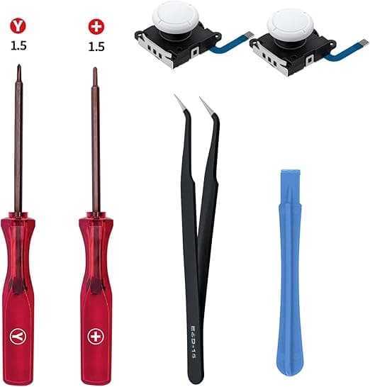 Detalle de Mcbazel Switch Joycon Repuesto Joystick 3D con Herramientas 🛠