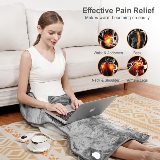 Thumbnail 1 de Fast Heating Electric Heating Pad 37x24 inch