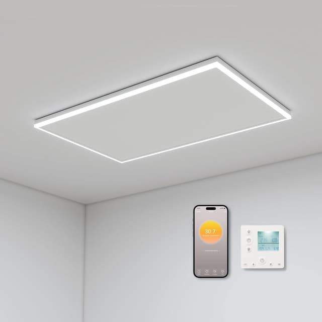 Detalle de Calefacción por infrarrojos 700 W para techo 📡