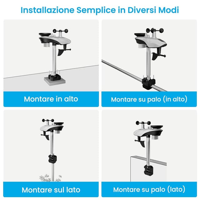 Thumbnail 6 de Sainlogic SA6 Plus Stazione Meteo WiFi 2 anni