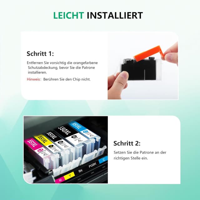 Thumbnail 6 de NewLift PGI-550XL CLI-551 Multipack 5er-Pack 🖨