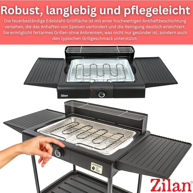 Thumbnail 5 de Zilan Elektrogrill 2in1 2.400 Watt Grill