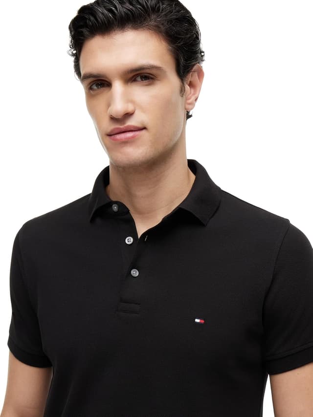 Thumbnail 2 de Tommy Hilfiger Polo 1985 Slim Fit Negro