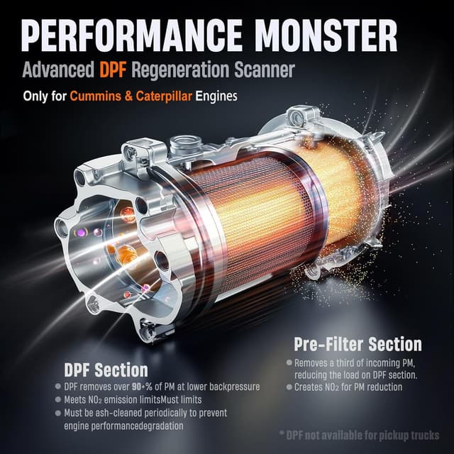 Detalle 2 de ANCEL HD100 Truck Scanner Bluetooth DPF