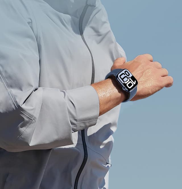 Detalle 2 de Geflochtenes Apple Watch Armband mit Nylon