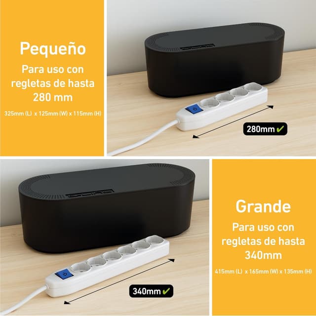 Thumbnail 2 de D-Line EU/CTULGEB/SW Caja organizadora de cables Grande