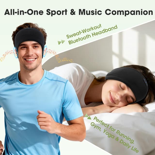 Thumbnail 4 de LC-dolida Sleep Headphones 15h battery